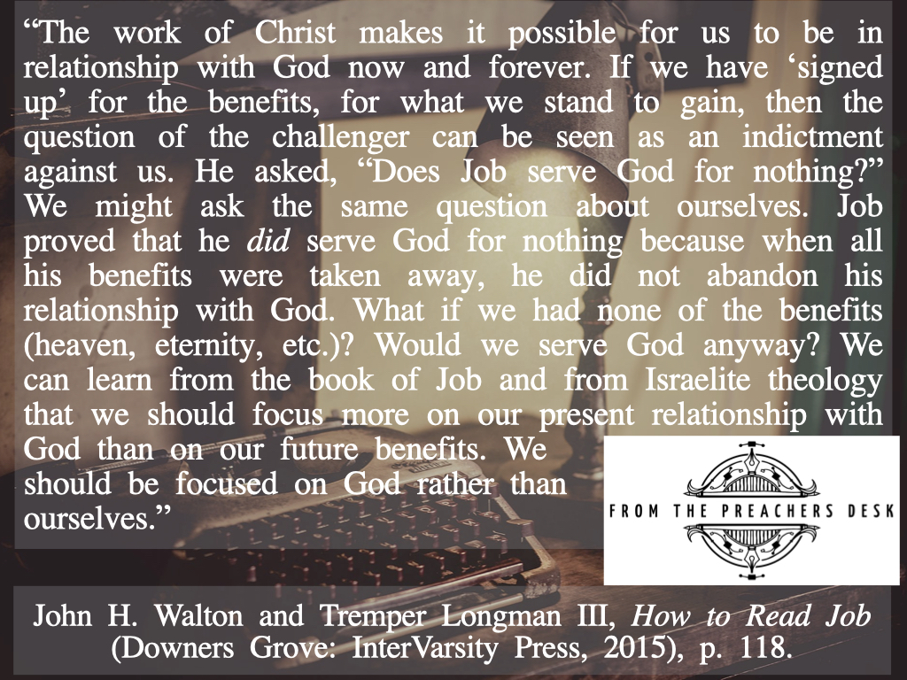 Serve God for&nbsp;Nothing?