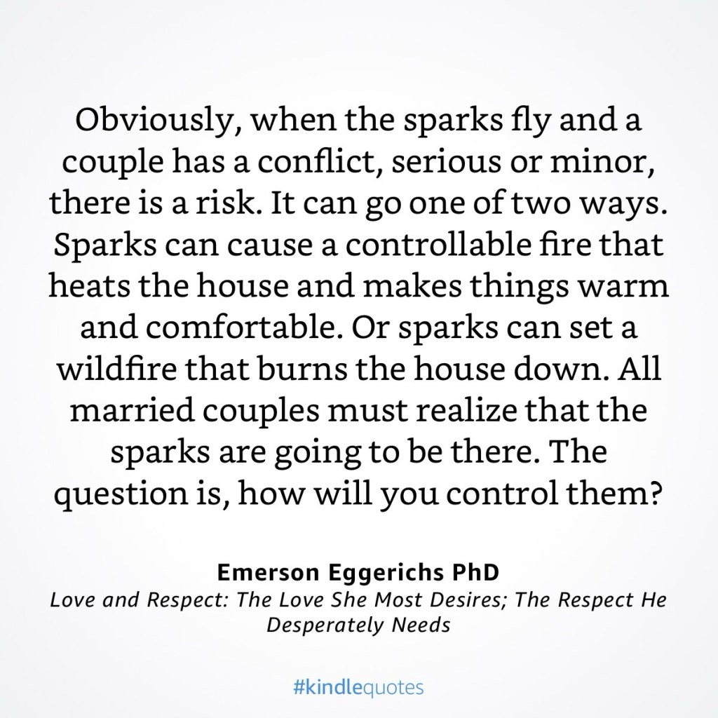 “Obviously, When the Sparks&nbsp;Fly…”