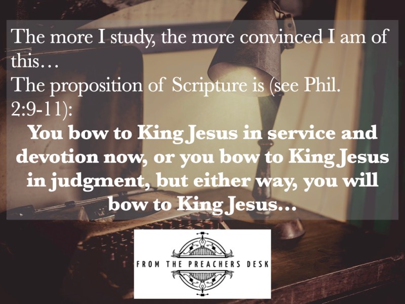 The Proposition of Scripture…